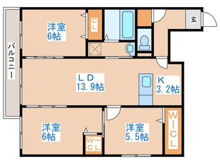 シティレジデンス南13条の物件間取画像